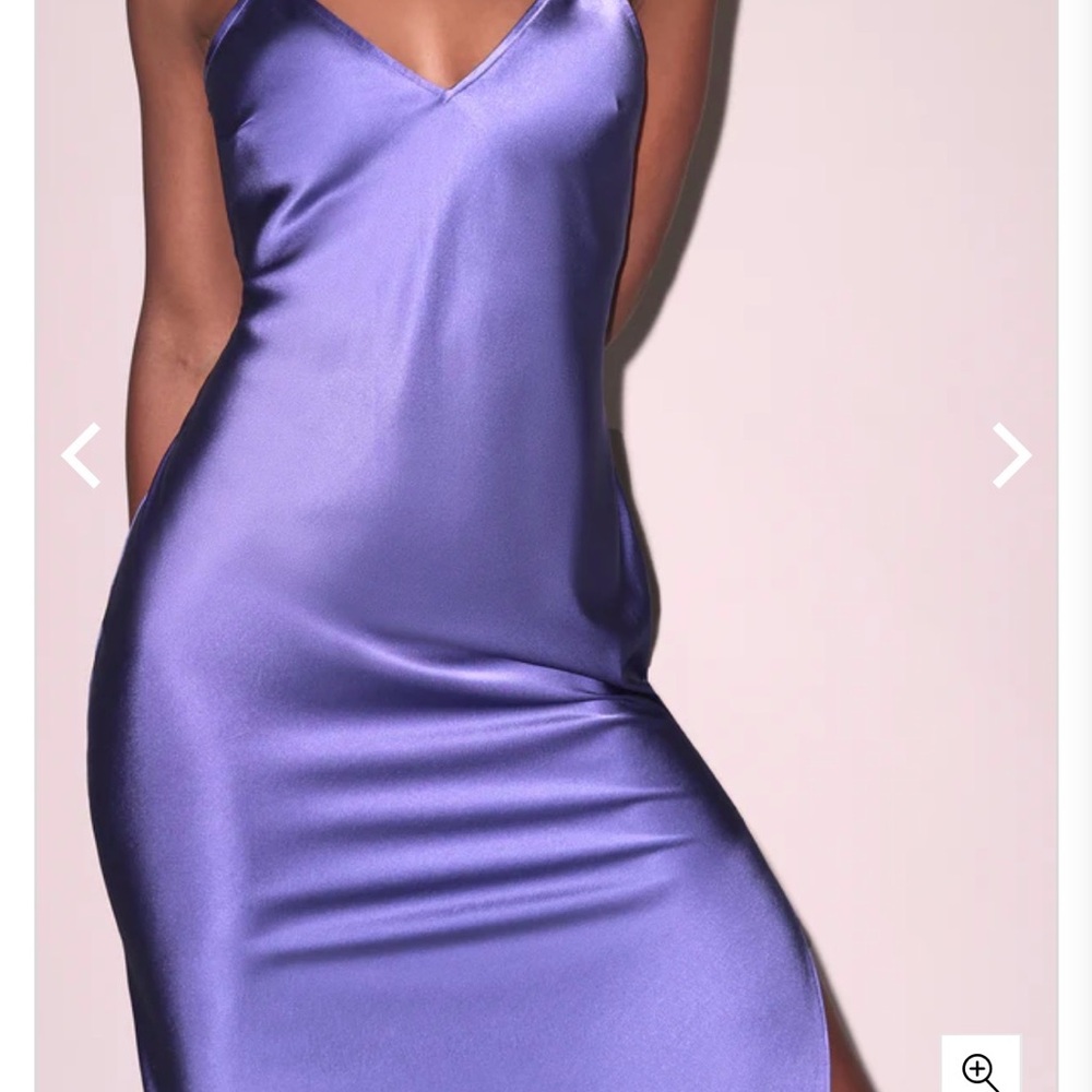 Fleur du Mal Lilac Satin Slip